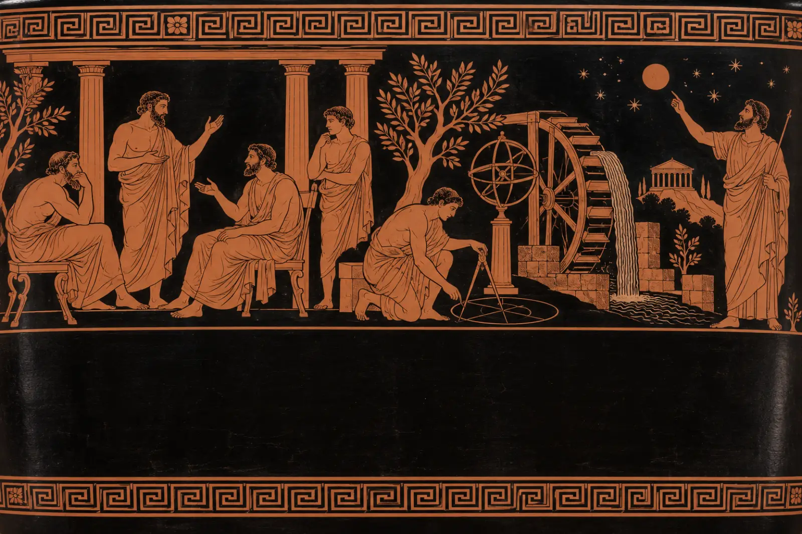 The Axial Age（Ancient Greek red-figure pottery）