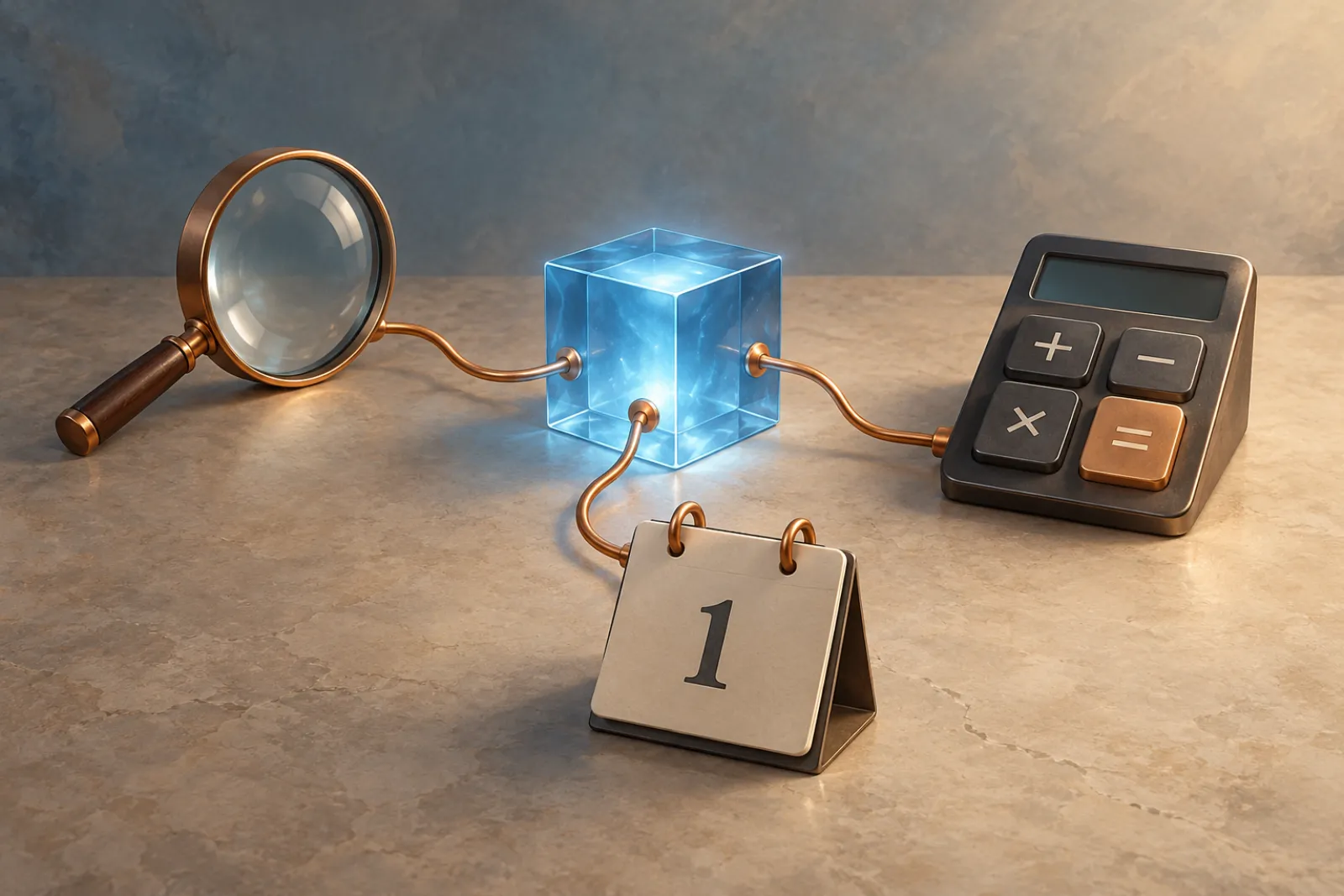 Tool Use（Contemporary realistic technology illustration）