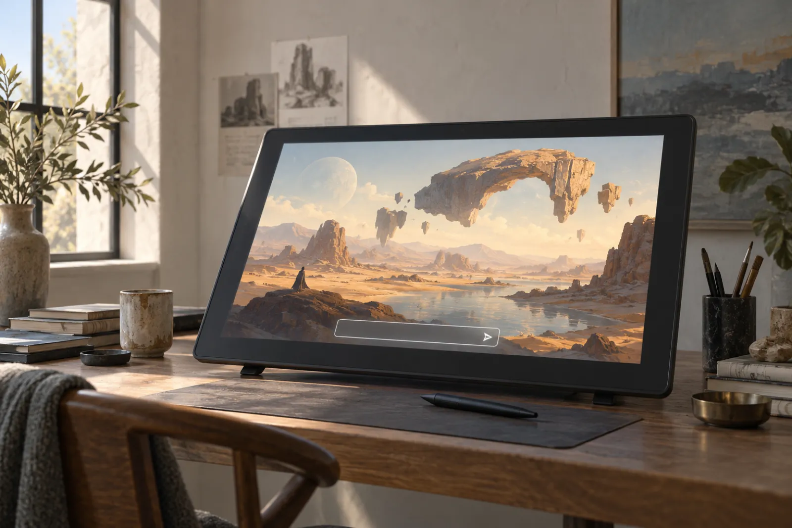 Generative Images（Contemporary realistic technology illustration）