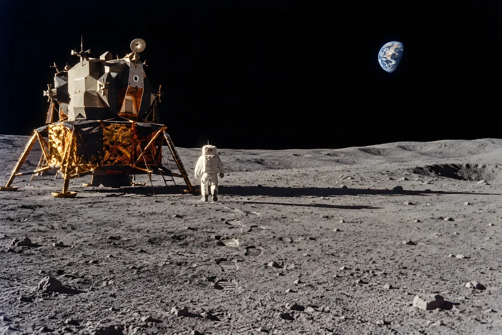 Moon Landing(1960s film-stock magazine photography)