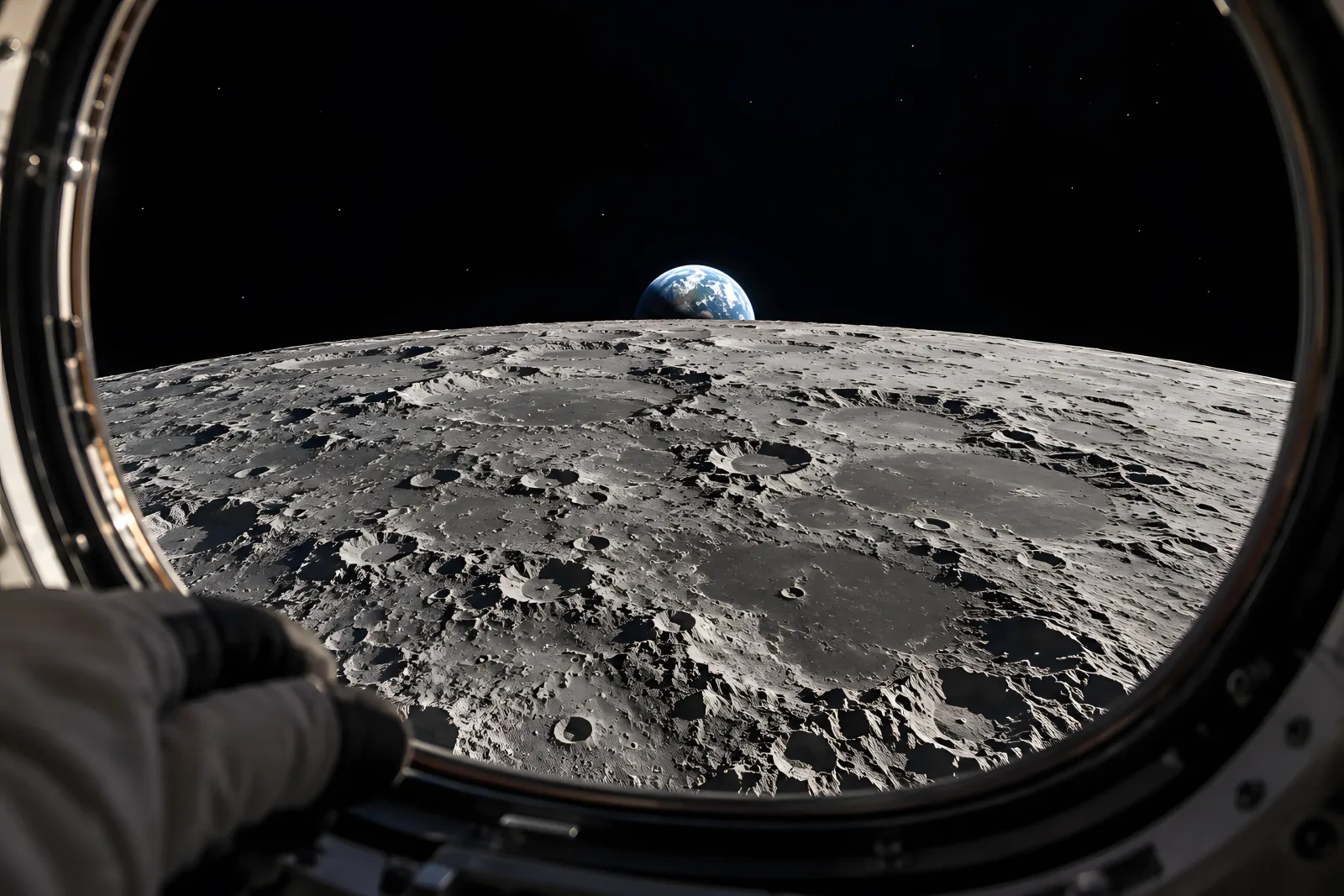 Artemis II sets a record（Through-the-window spaceflight photography）