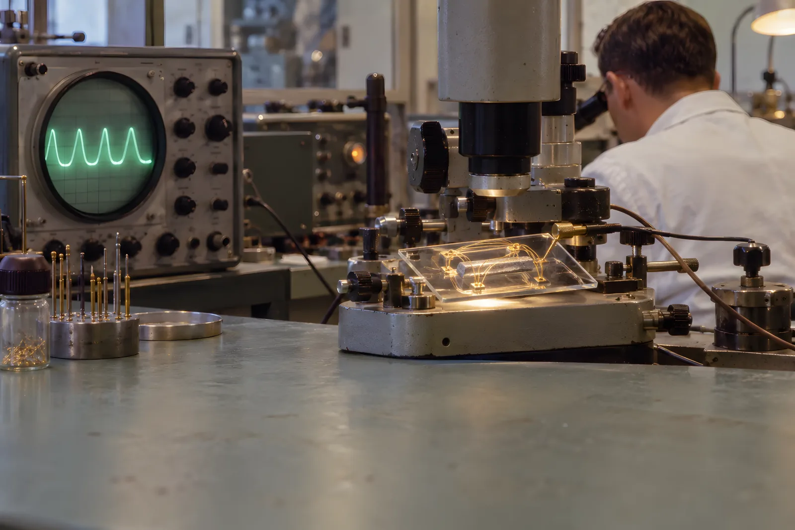 The Integrated Circuit(1950s laboratory color photography)