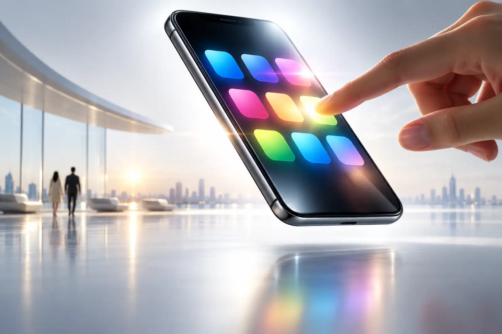 iPhone Unveiled（2000s product rendering）