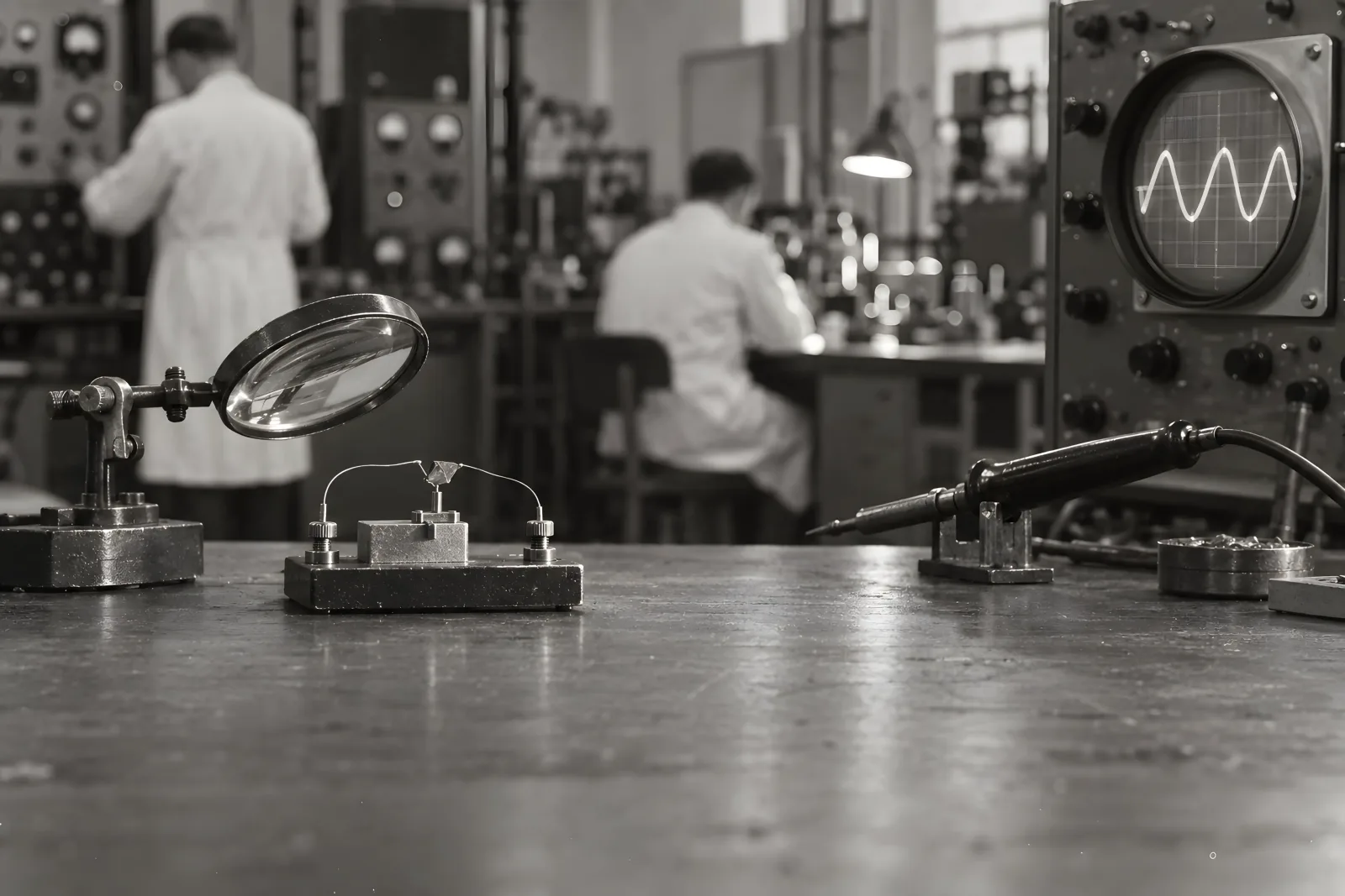 The Transistor(1940s laboratory photography)